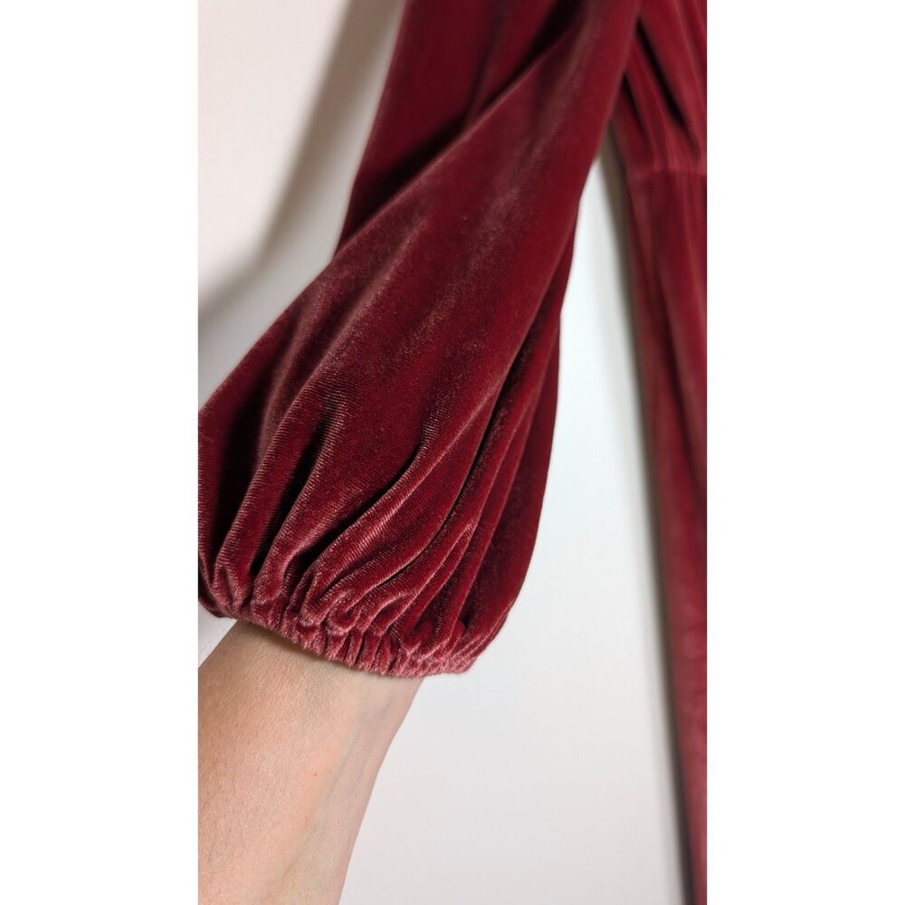 Baltic Born Velvet Maxi Dress L/XL Dusty Rose Romantic Wedding Guest Holiday - Picture 4 of 12